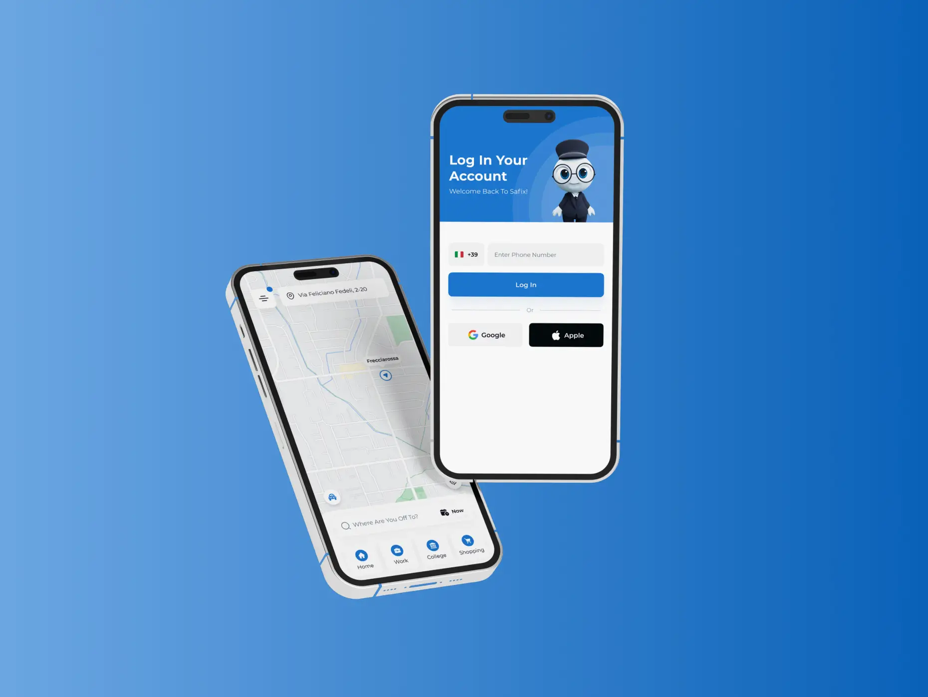 Safix, Global Mobility Ecosystem Mobile App