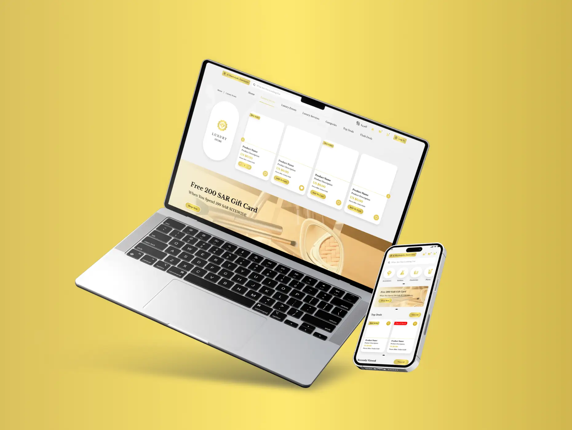 Beautymap, A Luxury Product E-commerce Website & Mobile App