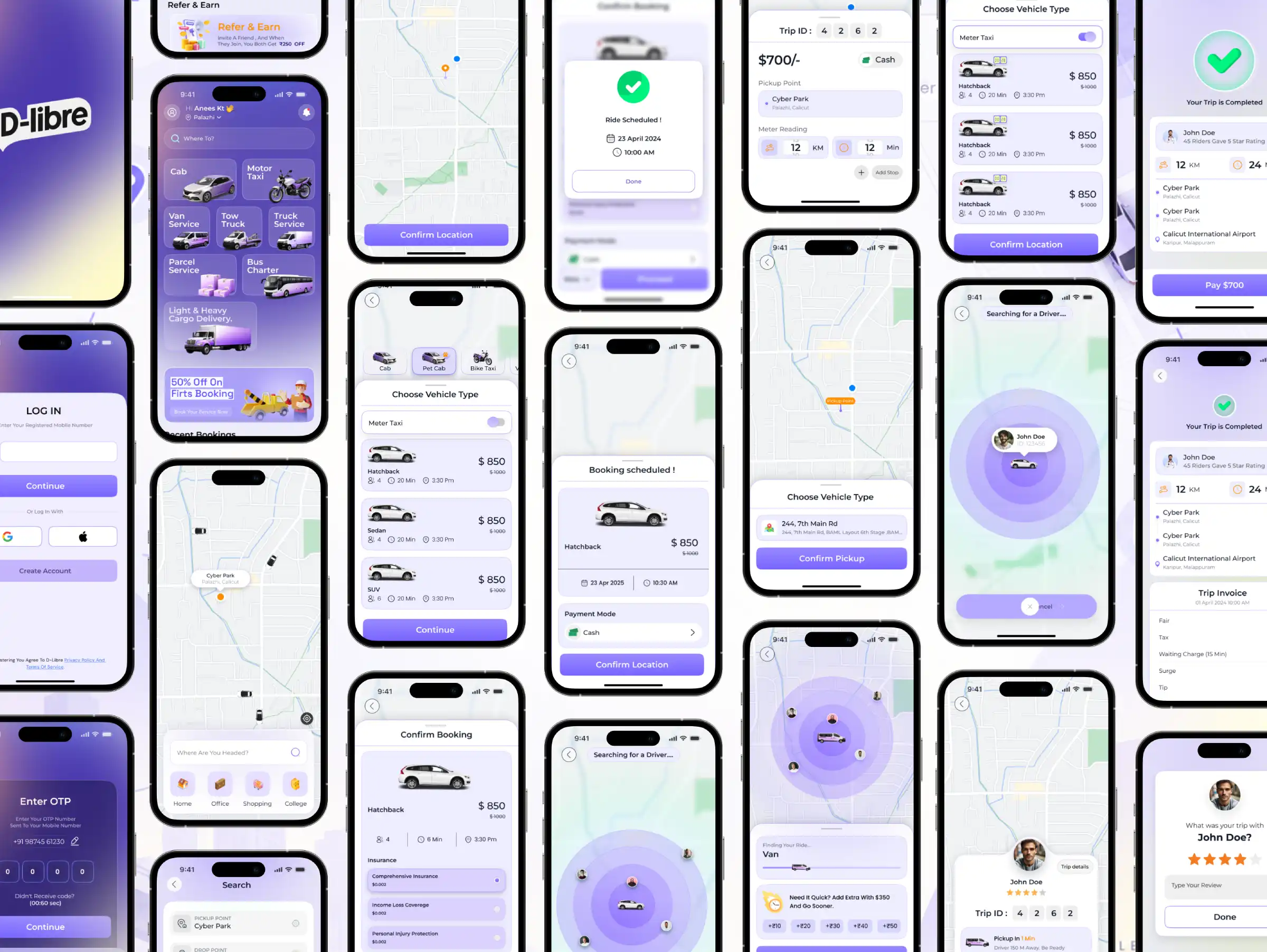 D-libre is a comprehensive multi-service mobility, transportation, delivery, and logistics platform Made by lilac infotech for Dominican Republic 